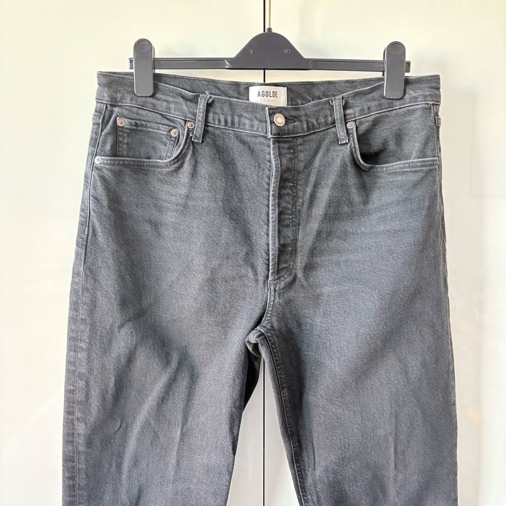 Agolde Black Riley Long Jeans - Picture 3 of 11